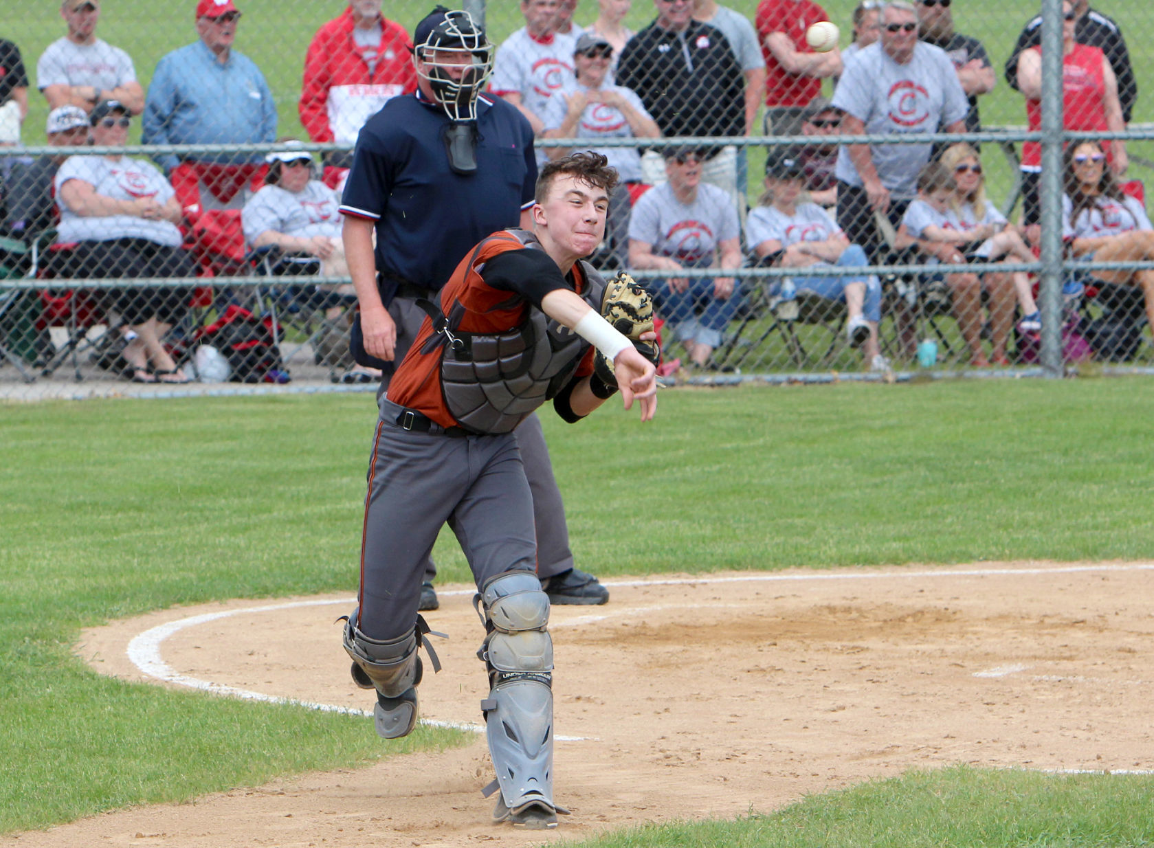 Bloomer baseball vs Cumberland at Casper Park 6-4-19